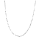 3.6mm Paper Clip Chain with Pear Lobster