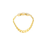 1/10tcw Diamond Trio Curb Chain Ring