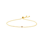Mini Ruby Bezel Bolo Bracelet