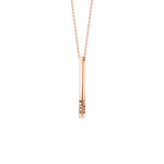 Engravable Cube Adjustable Necklace