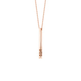 Engravable Cube Adjustable Necklace