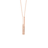 Engravable Cube Adjustable Necklace