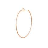 50mm x 1.2mm Hoop Post Earrings