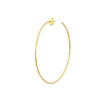 50mm x 1.2mm Hoop Post Earrings