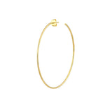 50mm x 1.2mm Hoop Post Earrings