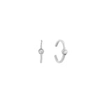 1/20tcw Bezel Diamond Earring Cuff