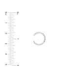 1/5tcw Full Diamond Earring Cuffs