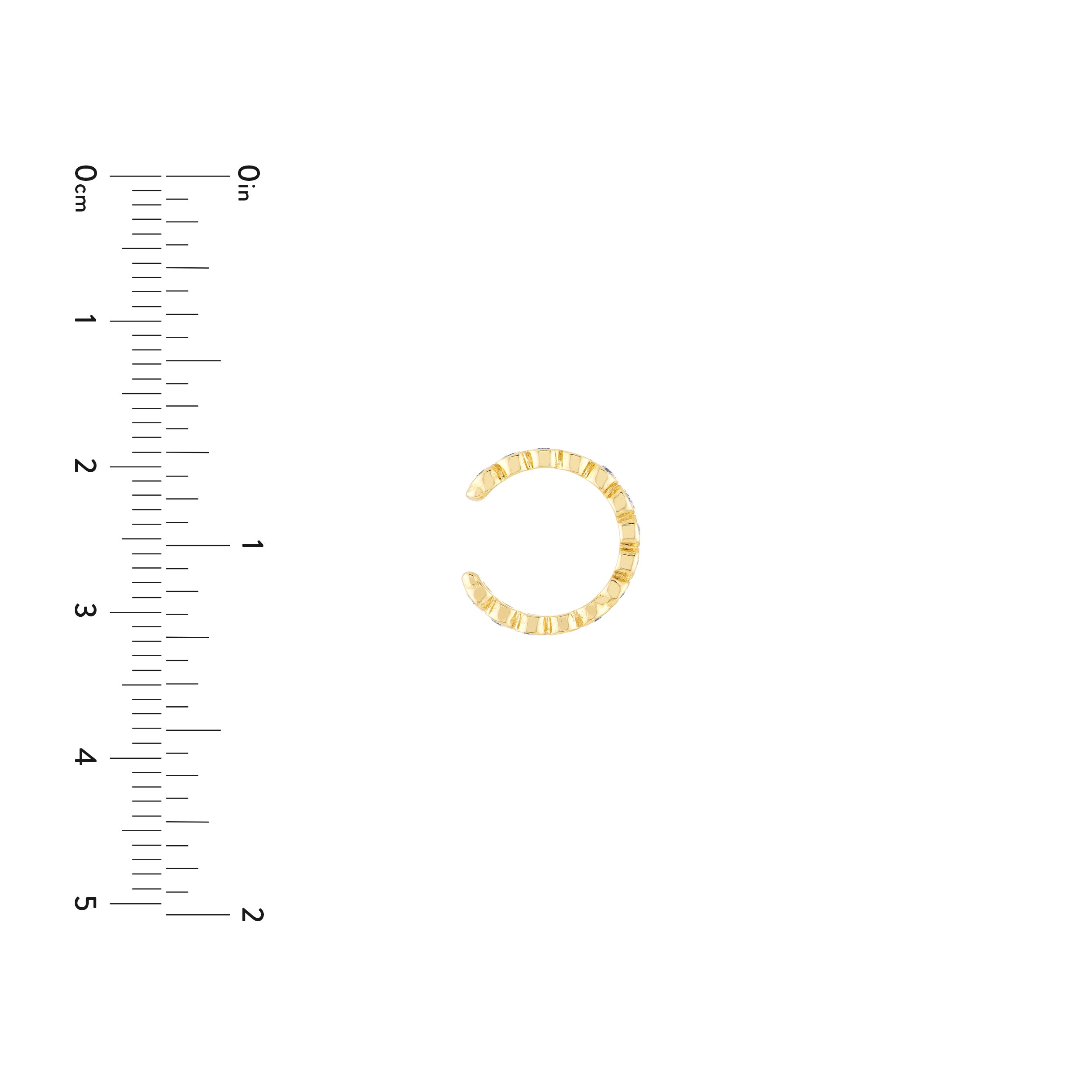 1/5tcw Full Diamond Earring Cuffs