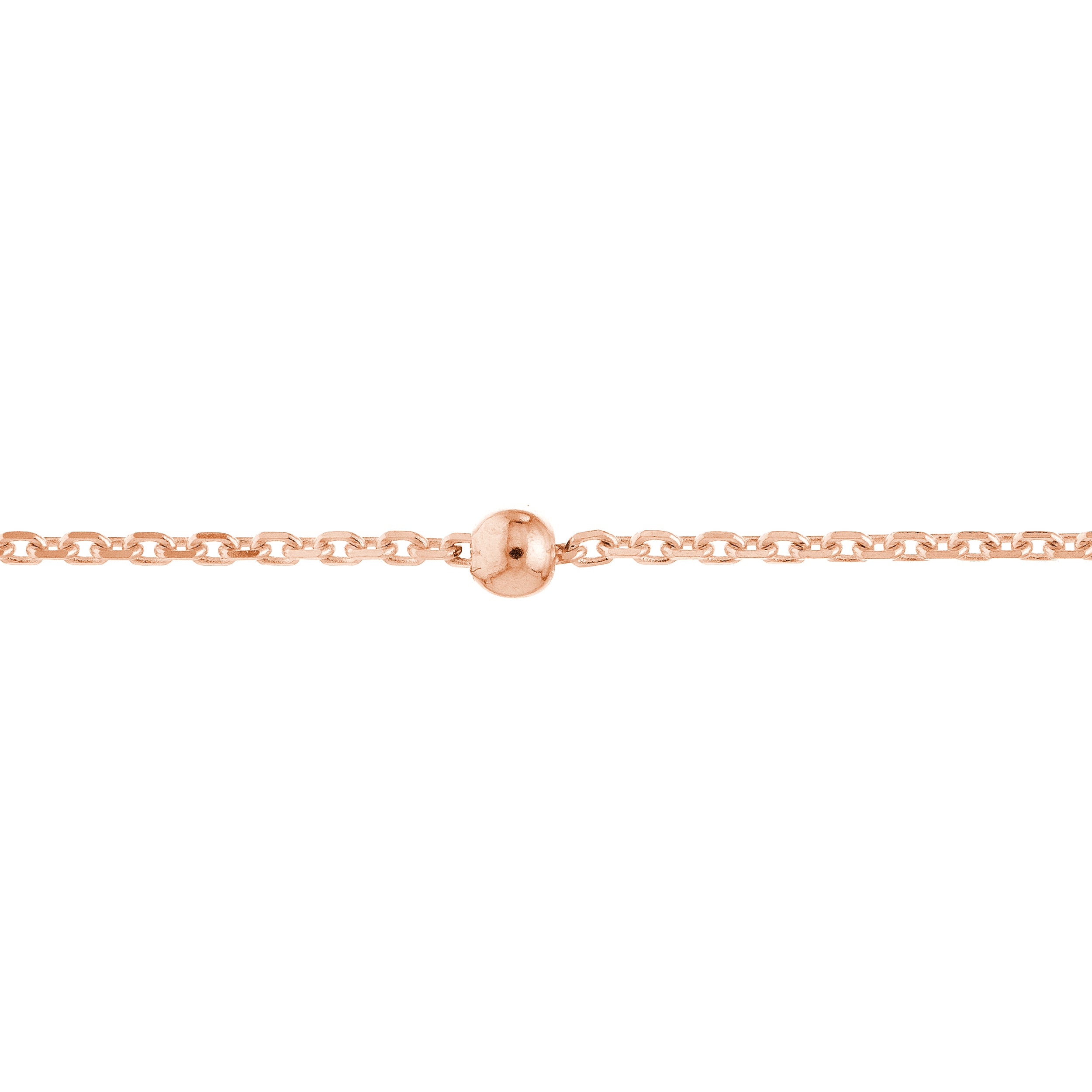 Bead Station on D/C Cable Chain Bracelet
