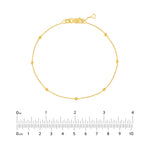 Bead Station on D/C Cable Chain Bracelet