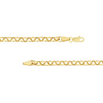 Charm-Ready Hollow Rolo Chain Necklace