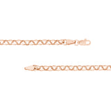 Charm-Ready Hollow Rolo Chain Necklace