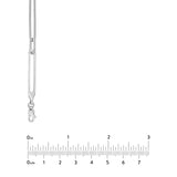 Alternating Length Long Link Chain Necklace