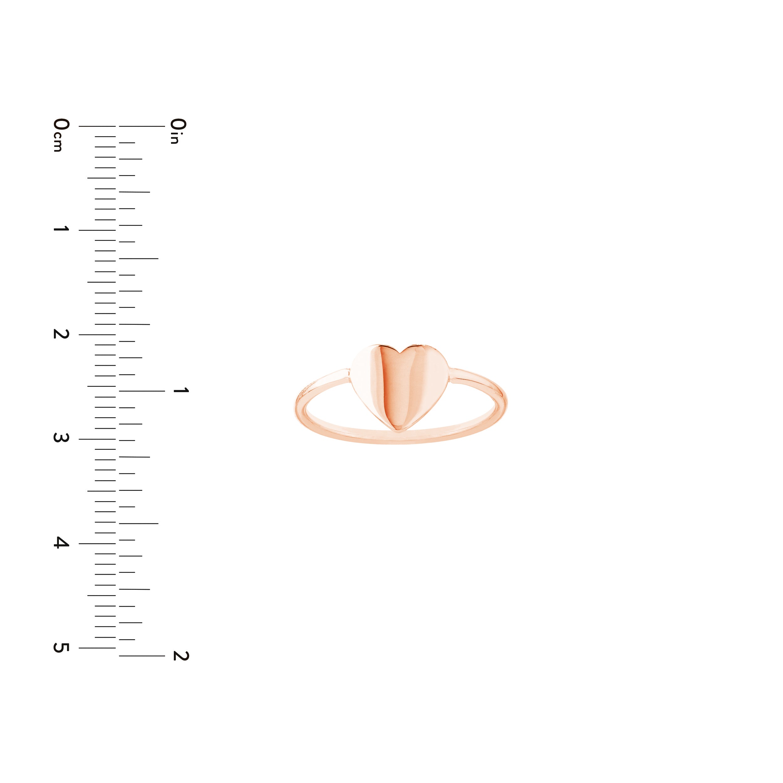 Engravable Heart Wire Ring