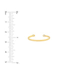 Diamond-Tipped Open Wire Ring