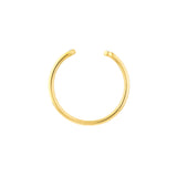 Diamond-Tipped Open Wire Ring