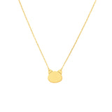 So You Mini Cats Head Adjustable Necklace