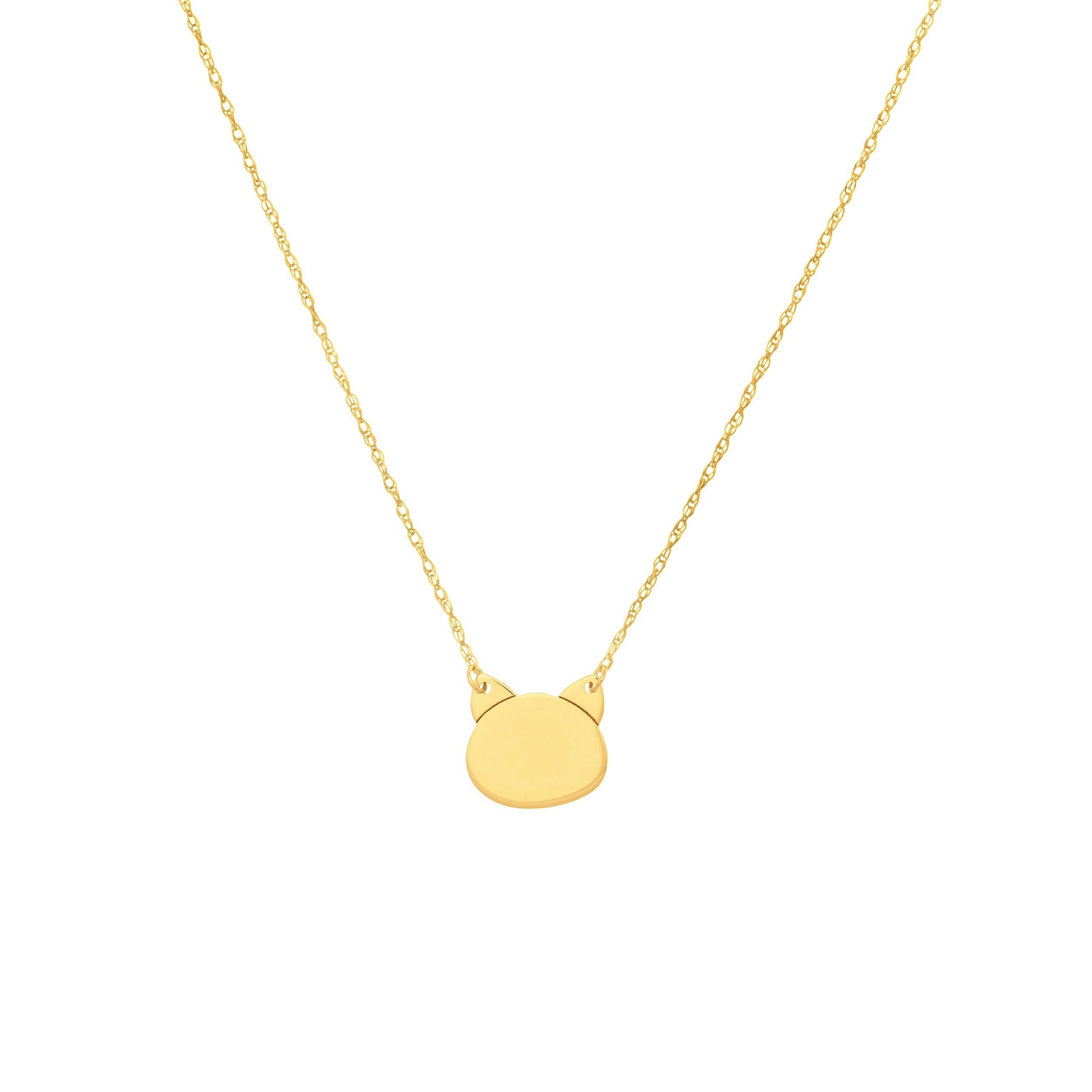 So You Mini Cats Head Adjustable Necklace