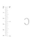 Wide High Polished Earring Cuff
