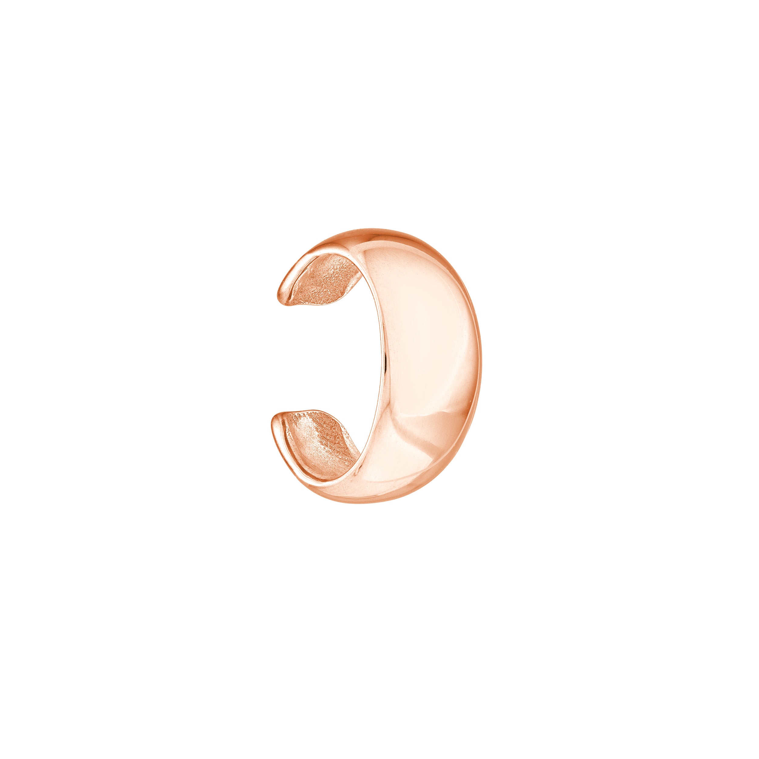 Wide High Polished Earring Cuff