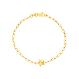 Kids Paper Clip Chain Bracelet with Star