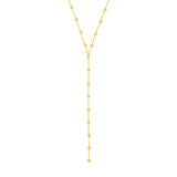 Beaded Lariat Adjustable Necklace