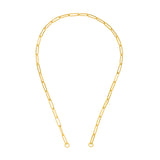 5.10mm Hollow Long Paper Clip Split Chain