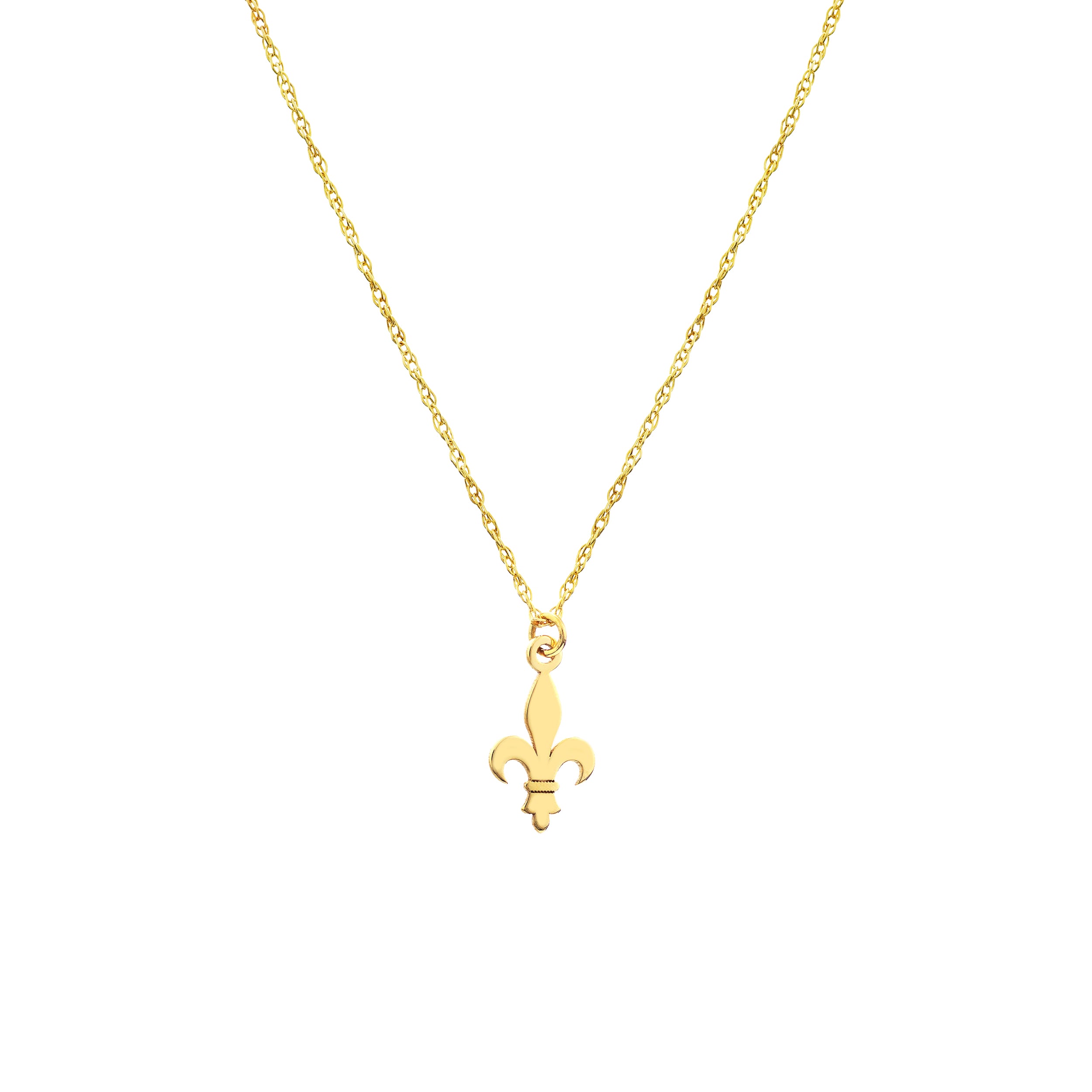 So You Mini Fleur De Lis Adj Necklace