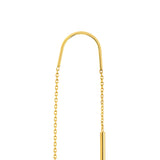 Polished Stick Threader Earrings