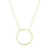 Extra Large Circle Necklace