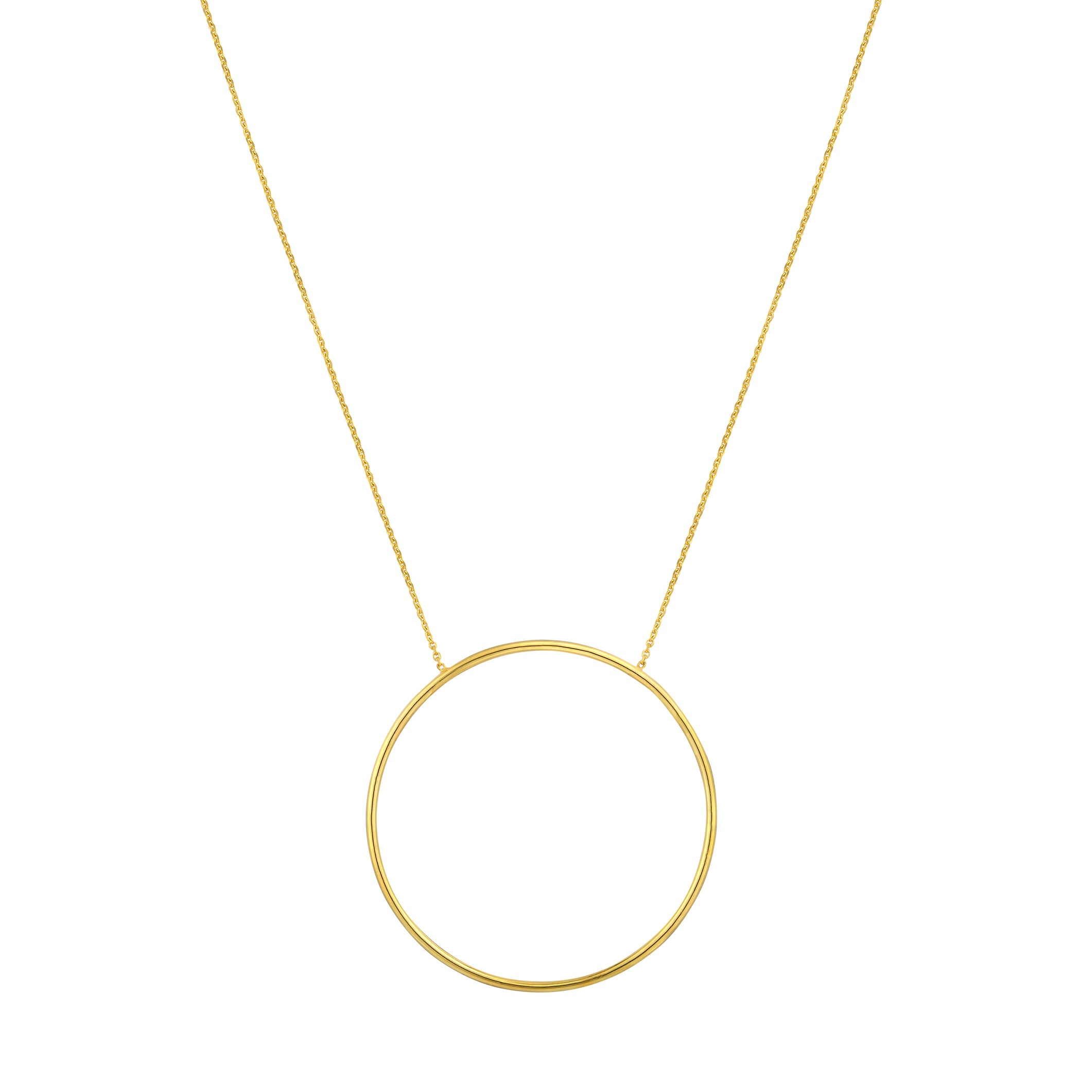 Extra Large Circle Necklace