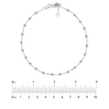Adjustable Diamond Cut Beaded Bracelet