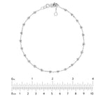 Adjustable Diamond Cut Beaded Bracelet