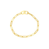 Octagon Clasp Paper Clip Bracelet