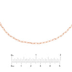 1.95mm Paper Clip Choker Chain