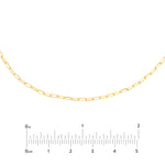 1.95mm Paper Clip Choker Chain