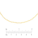 1.95mm Paper Clip Choker Chain