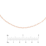 1.7mm Paper Clip Choker Chain