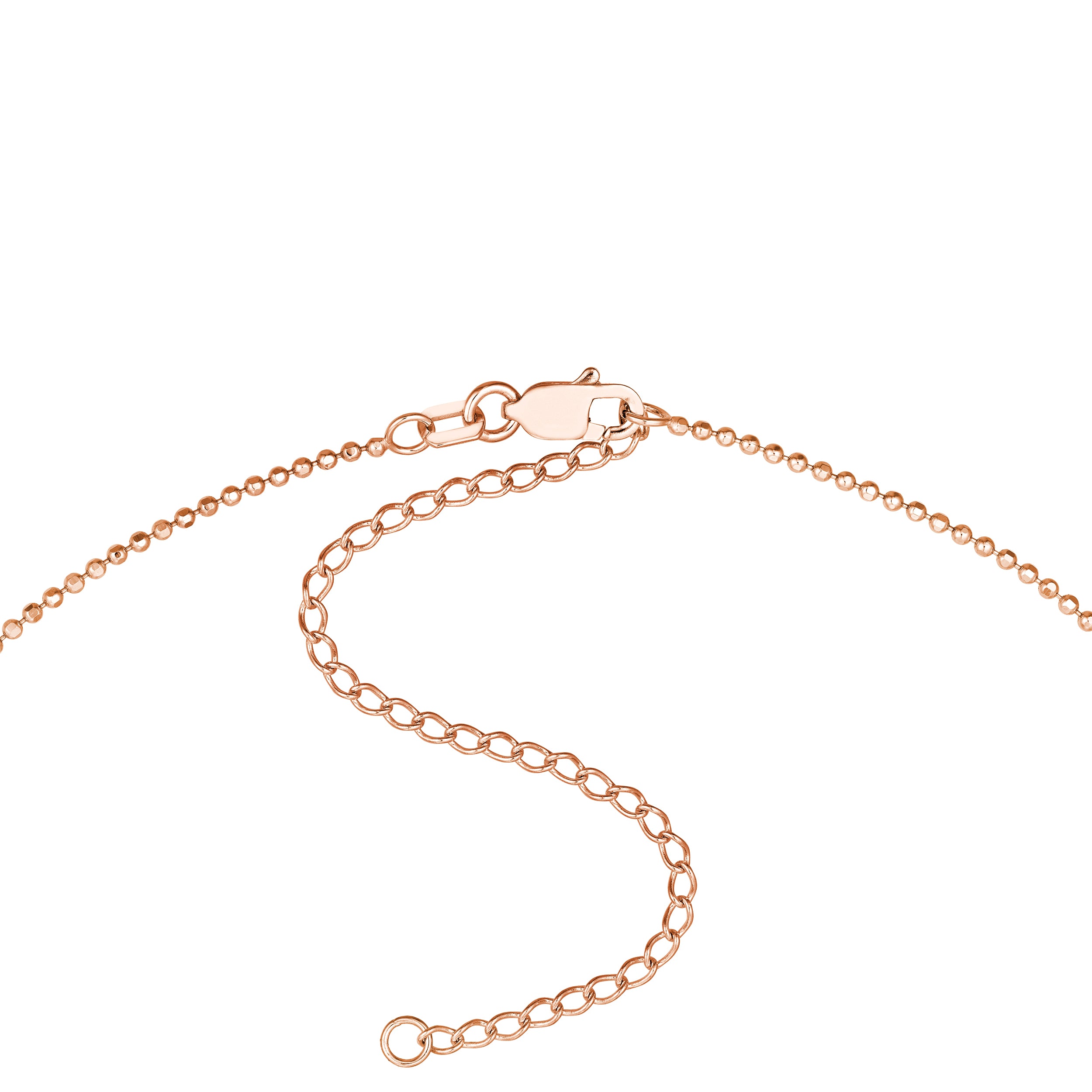 Diamond-Cut Bead Choker Chain