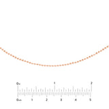 Diamond-Cut Bead Choker Chain