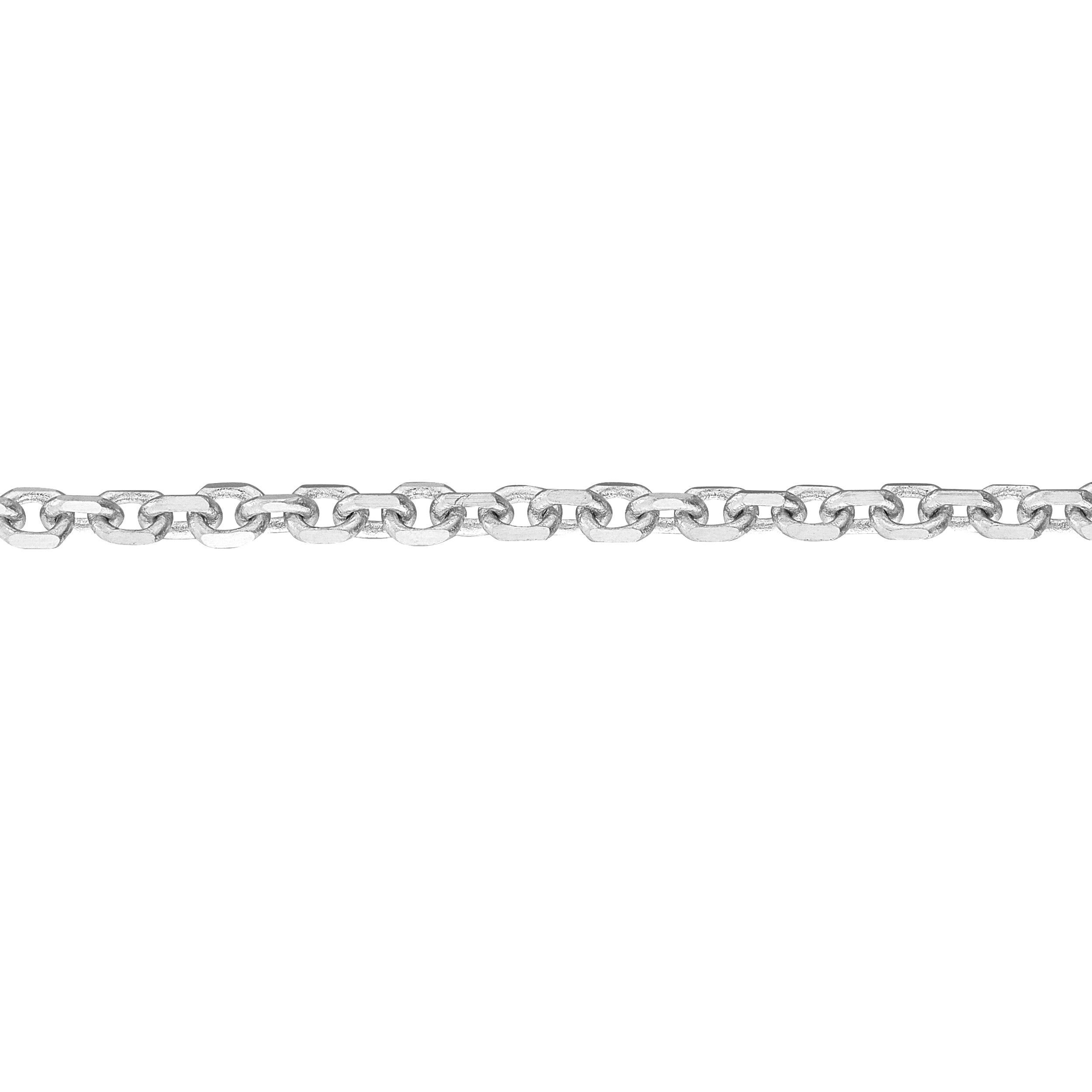 Diamond-Cut Cable Choker Chain