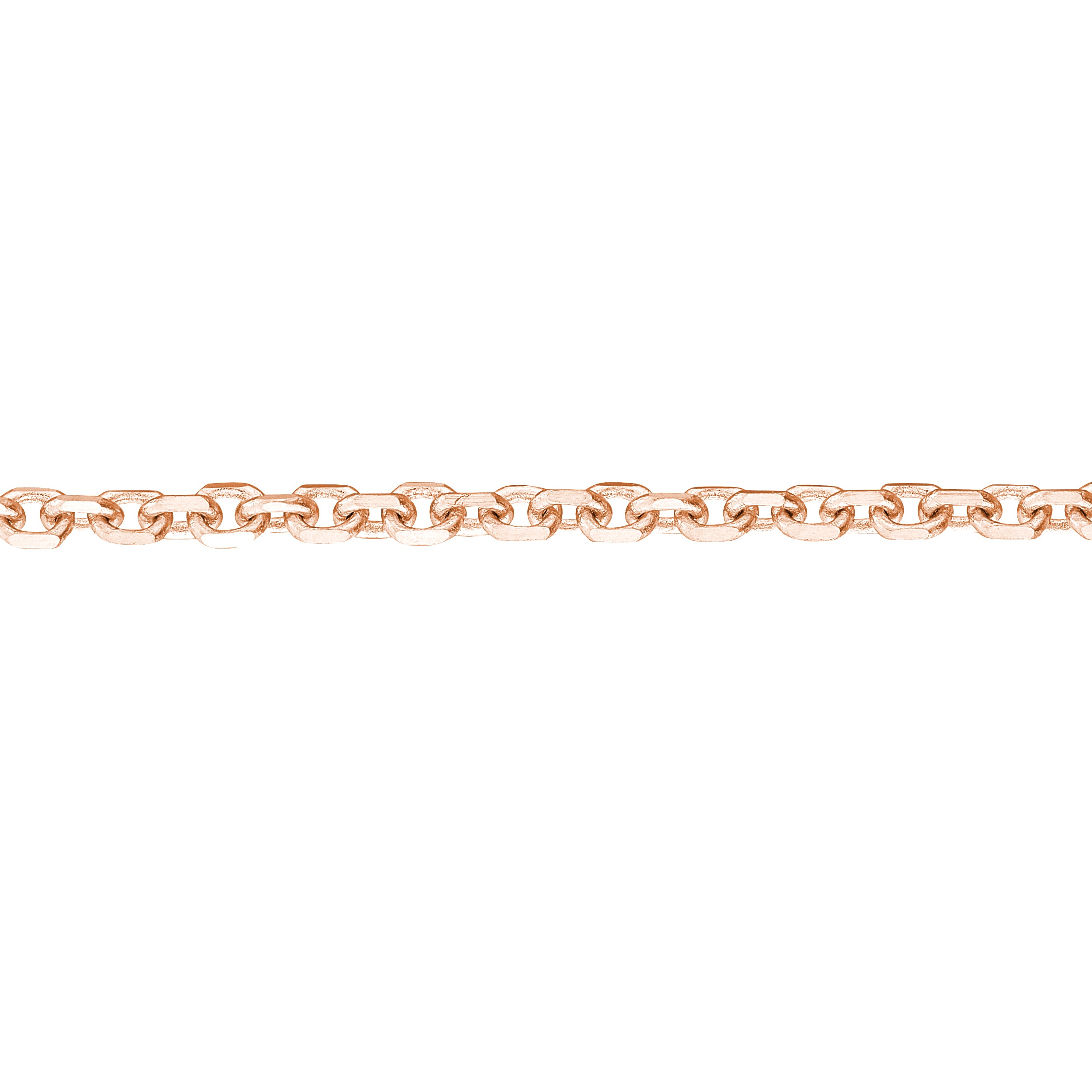 Diamond-Cut Cable Choker Chain