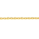 Diamond-Cut Cable Choker Chain