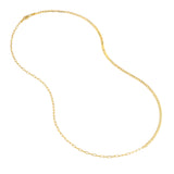 50/50 Paper Clip + Curb Chain
