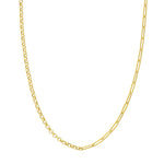 50/50 Paper Clip + Rolo Chain