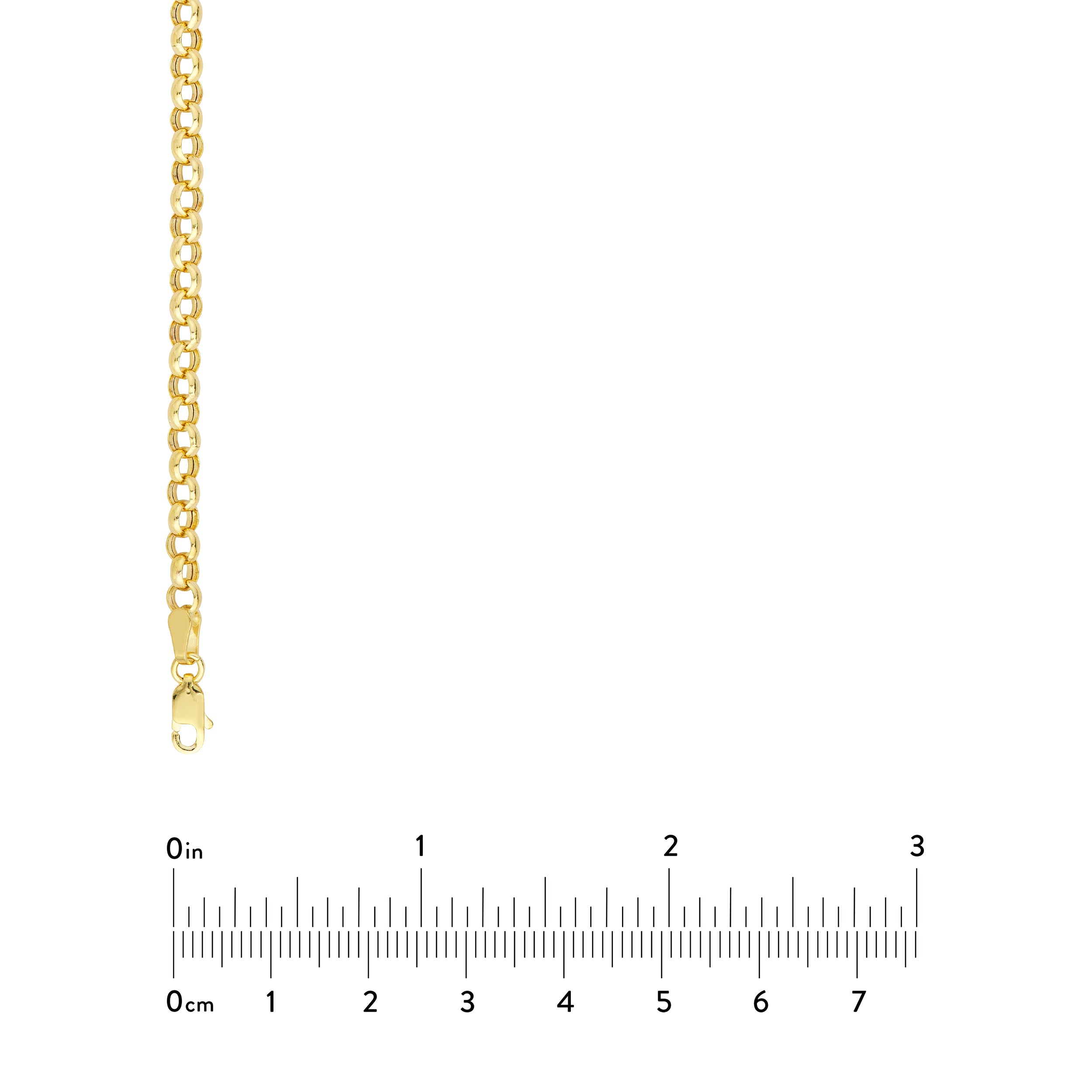 50/50 Paper Clip + Rolo Chain