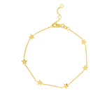 Adjustable 6 Star Stations Bracelet