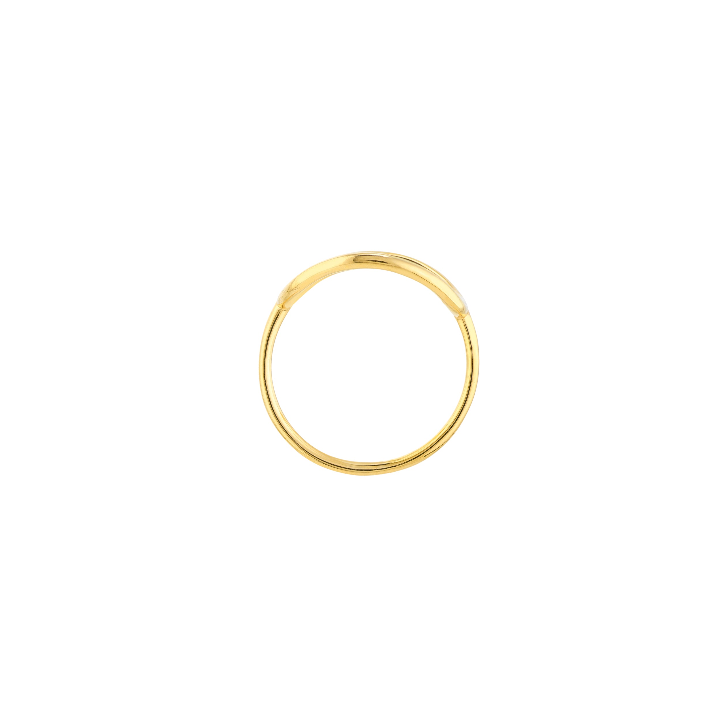 Organic Open Circle Ring