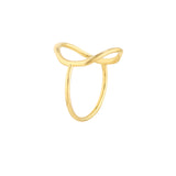 Organic Open Circle Ring