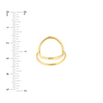 Organic Open Circle Ring